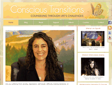 Tablet Screenshot of conscious-transitions.com